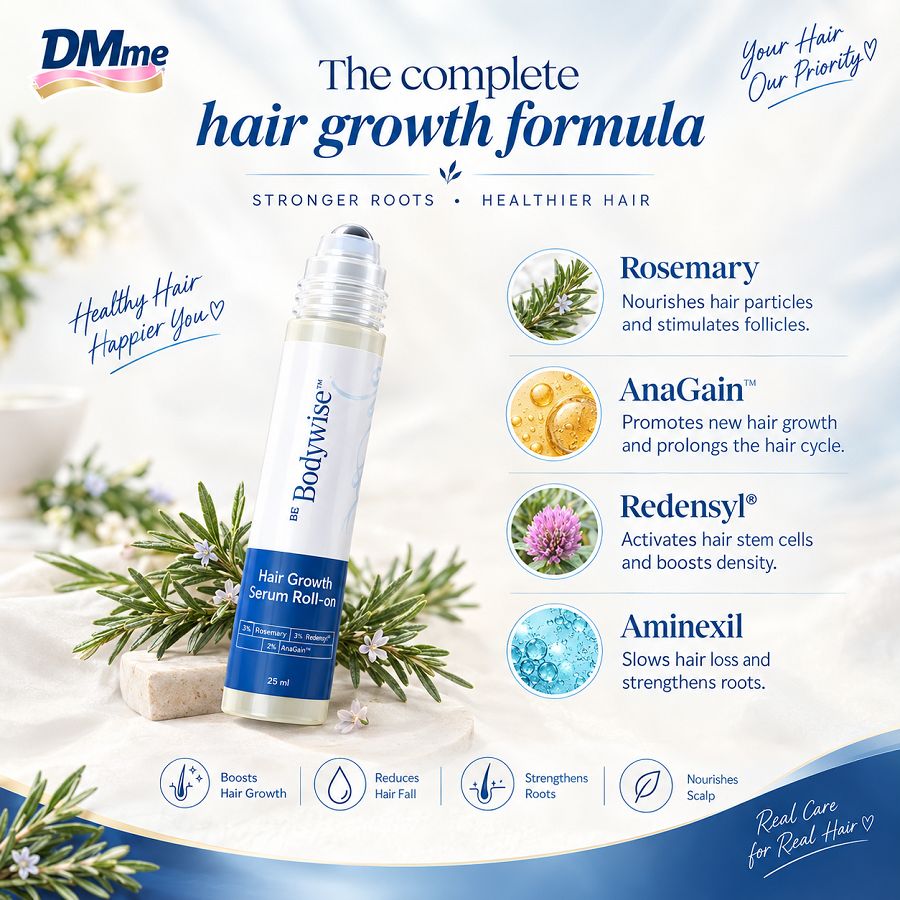 Be Bodywise Rosemary Hair Growth Serum (Roll On) 25ml