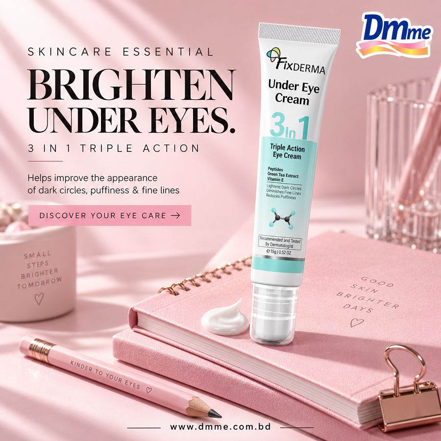 Fixderma 3 in 1 Triple Action Under Eye Cream .15g