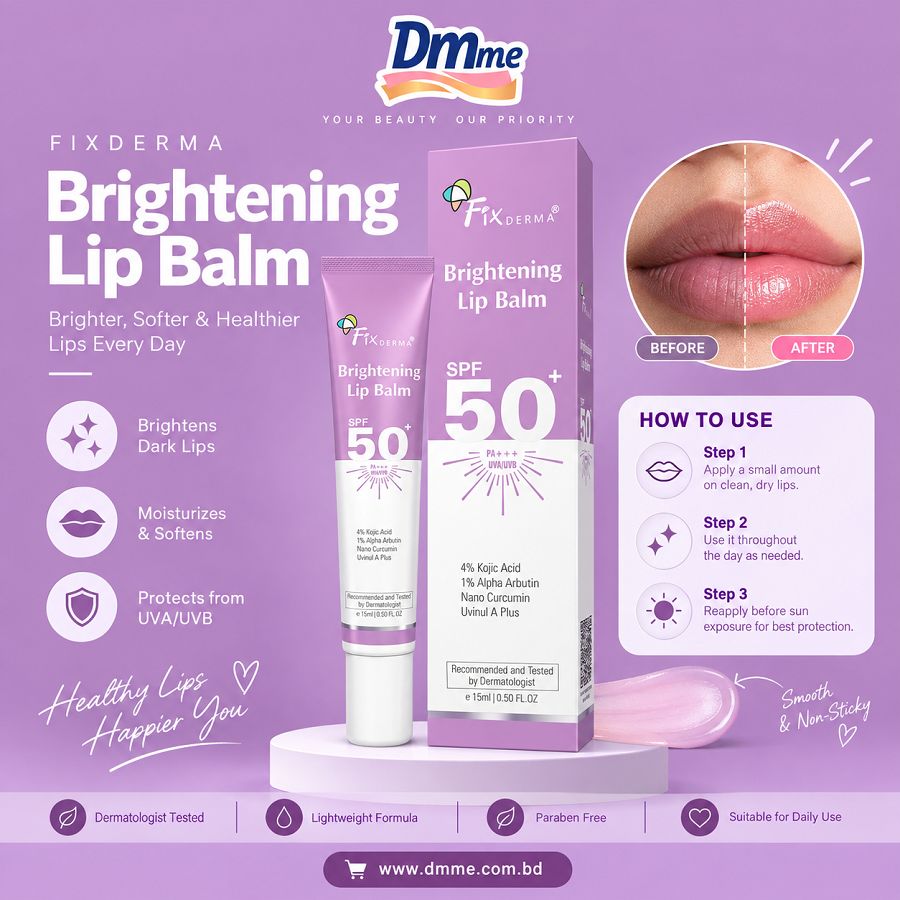 Fixderma Brightening Lip Balm SPF 50+ PA+++ 15ml