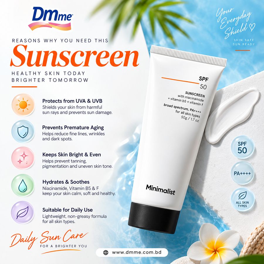 Minimalist Sunscreen SPF 50 50g