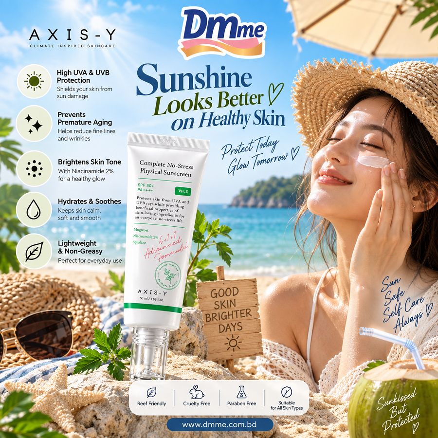 AXIS-Y Complete No-Stress Physical Sunscreen 10ml