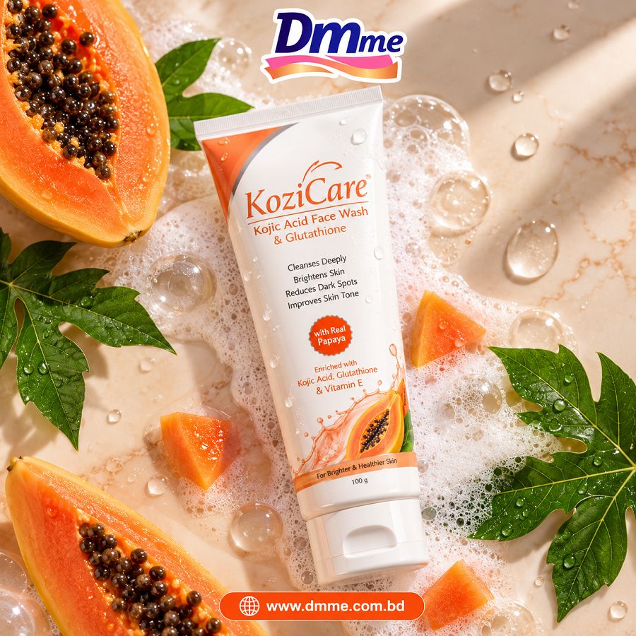 Kozicare Kojic Acid Face Wash & Glutathione Papaya Face Wash 100ml