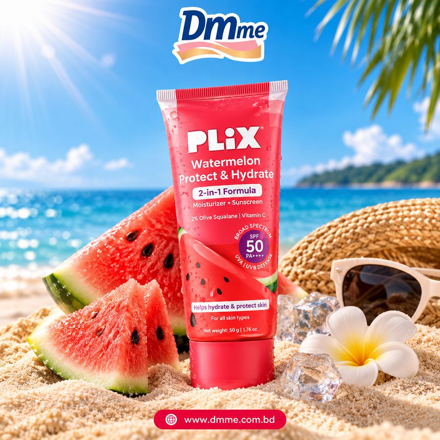 Plix Watermelon Protect & Hydrate 2 in 1 formula Moisturizer + Sunscreen 50g