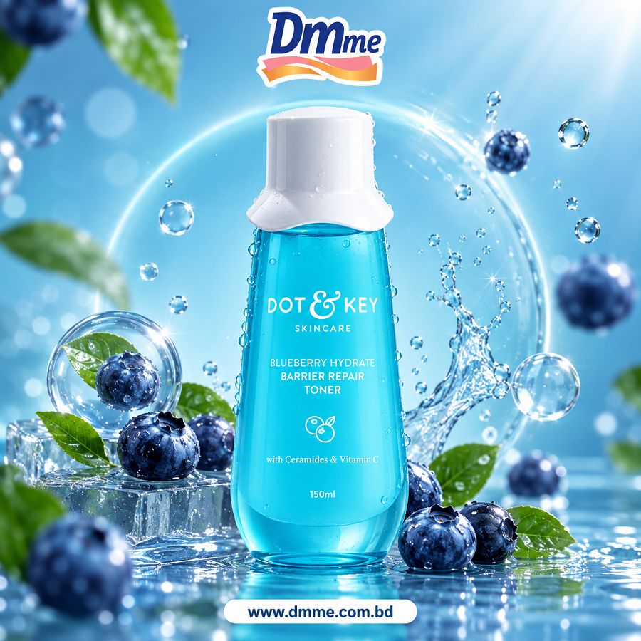 Dot & Key Blueberry Hydrate Barrier Repair Toner with Ceramides & Rice Water 150ml