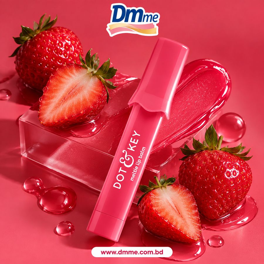 Dot & Key Meltie Lip Balm SPF 50+ with 2% Kojic - Strawberry Glaze 4gm