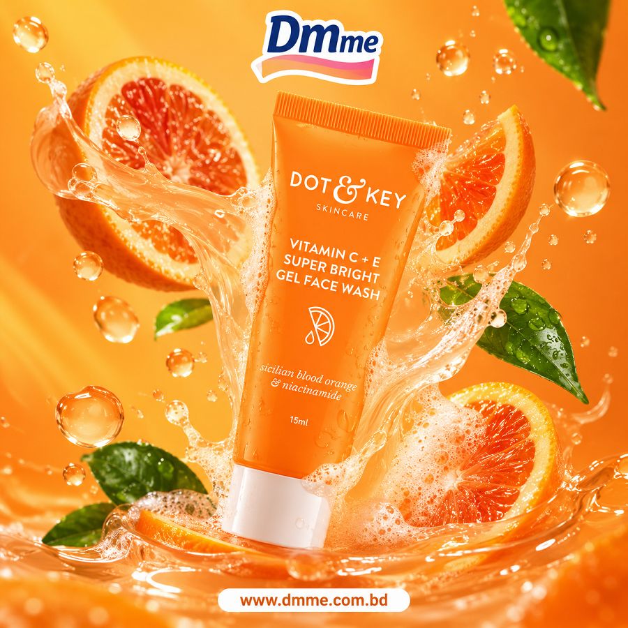 Dot & Key Vitamin C + E Super Bright Gel Face Wash 15ml