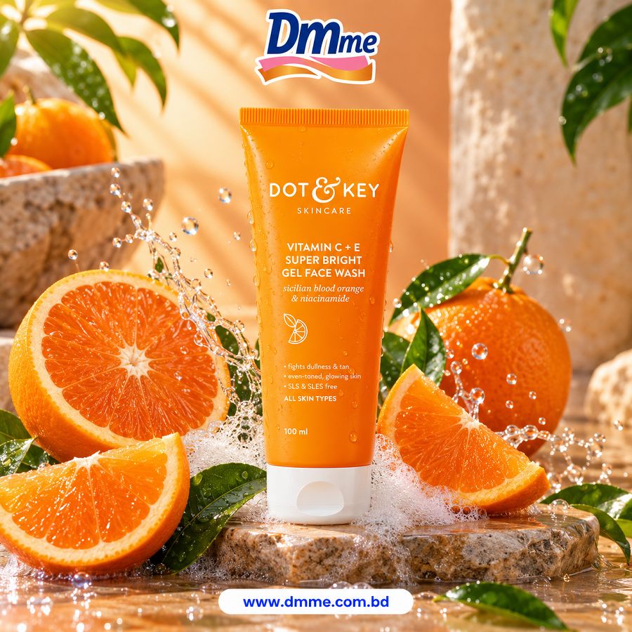 DOT & KEY Vitamin C + E Super Bright Gel Face Wash 100ml