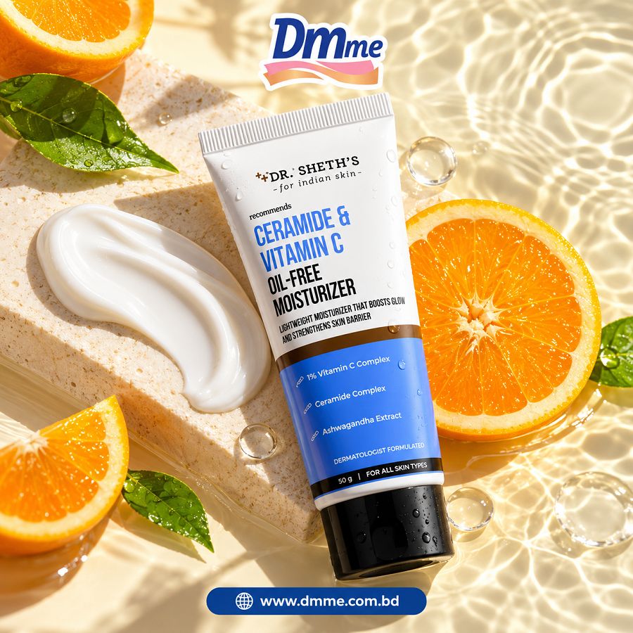 Dr. Sheth's Ceramide & Vitamin C Oil - Free Moisturizer 50g