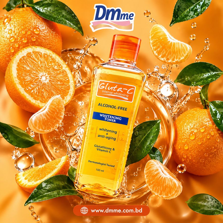 Gluta-C Alcohol-Free Whitening Toner with Glutathione & Vitamin C 100ml