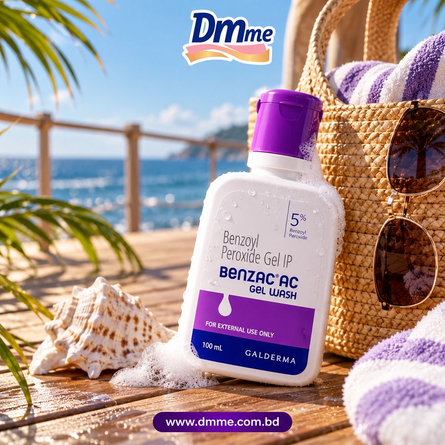 Benzac Ac 5% - Bottle of Gel Wash 100ml