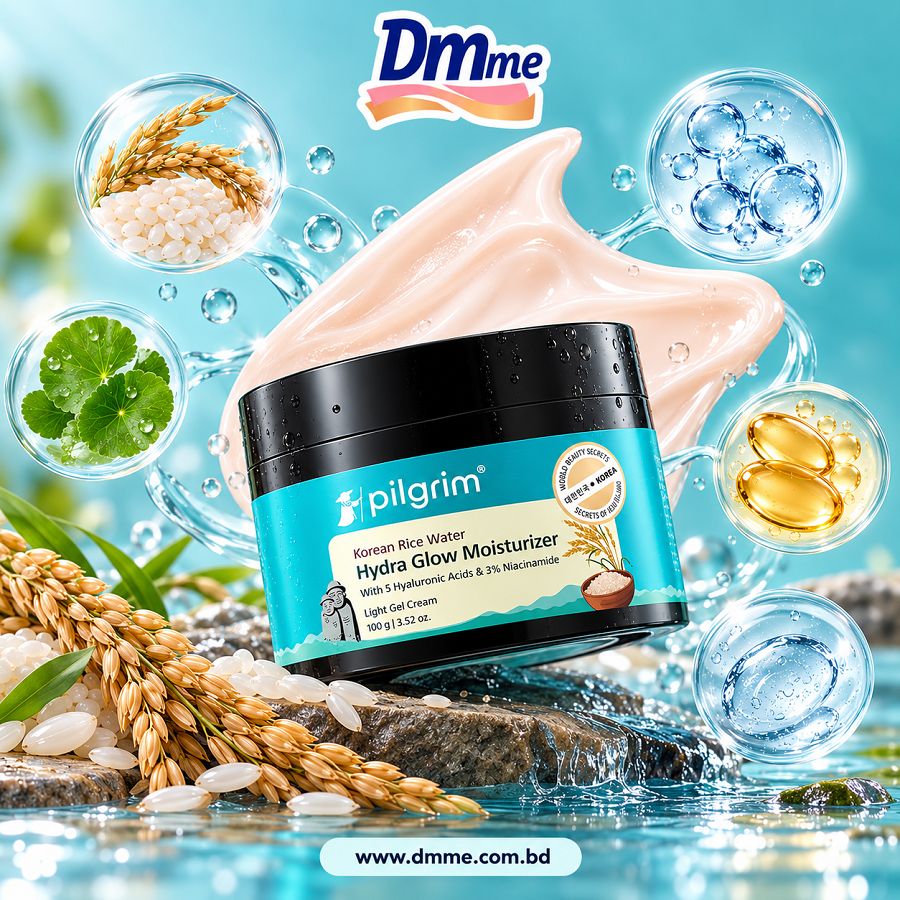 Pilgrim Korean Rice Water Hydra Glow Moisturizer 100gm