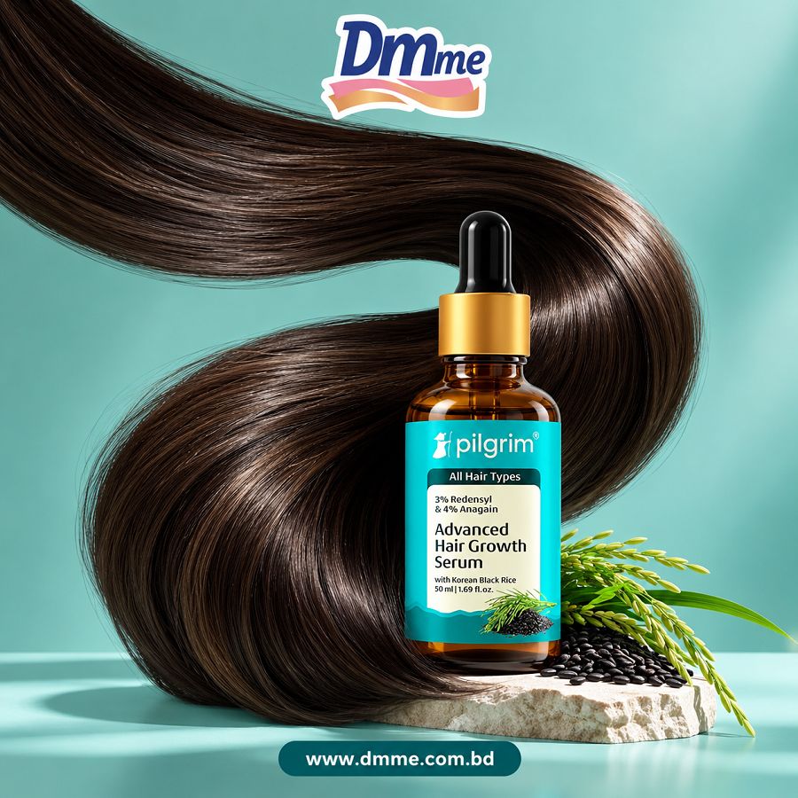 Pilgrim Redensyl 3% + Anagain 4% Advanced Hair Growth Serum (30ml)