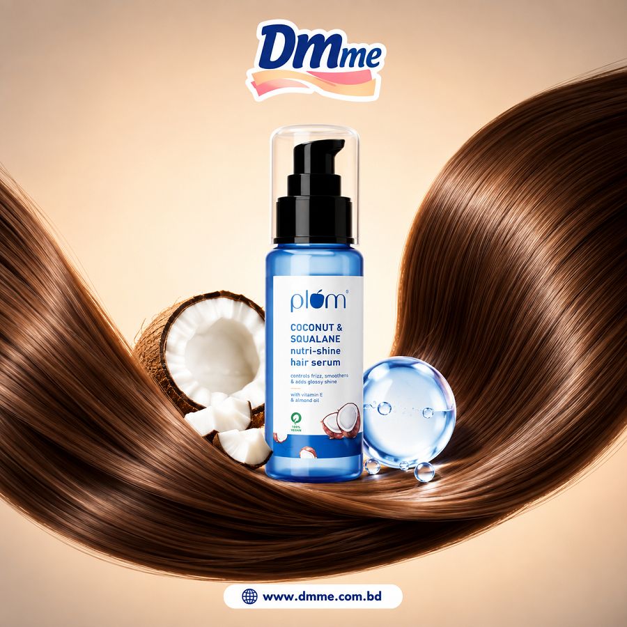 Plum Coconut & Squalane Nutri-Shine Hair Serum 75ml