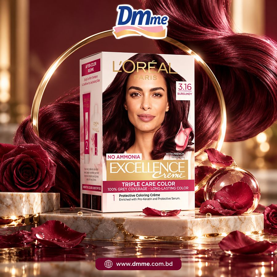 L'Oreal Paris Excellence Creme Triple Care 16 (Bugundy)