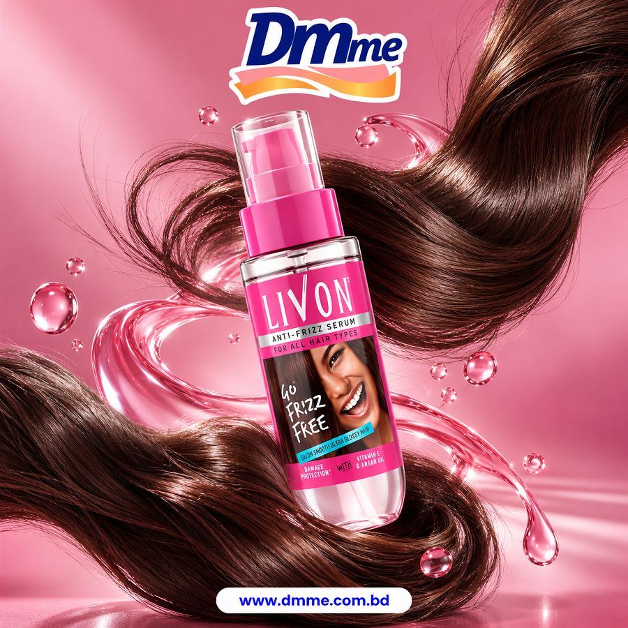 Livon Anti Frizz Serum for All Hair Types 45ml