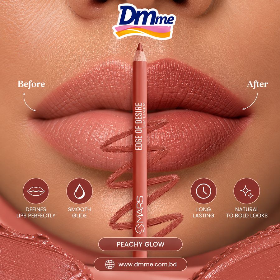 MARS Matte Lip Liner  (16-PEACHY GLOW) 1.4g