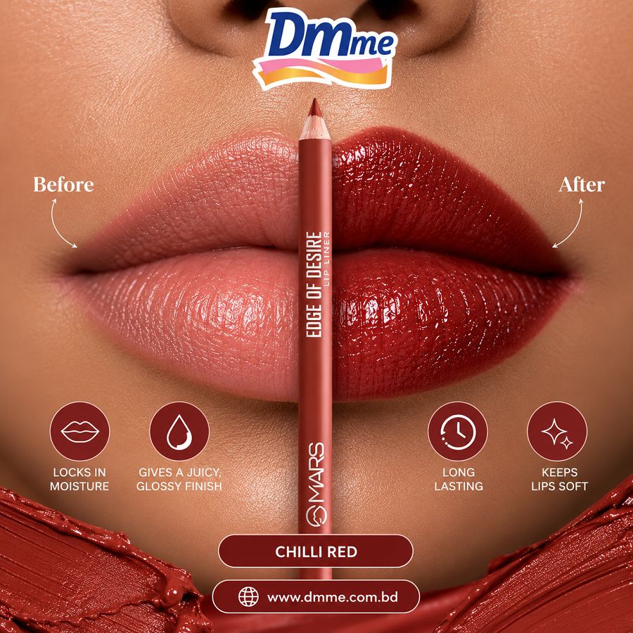 MARS Matte Lip Liner (20-CHILLI RED) 1.4g
