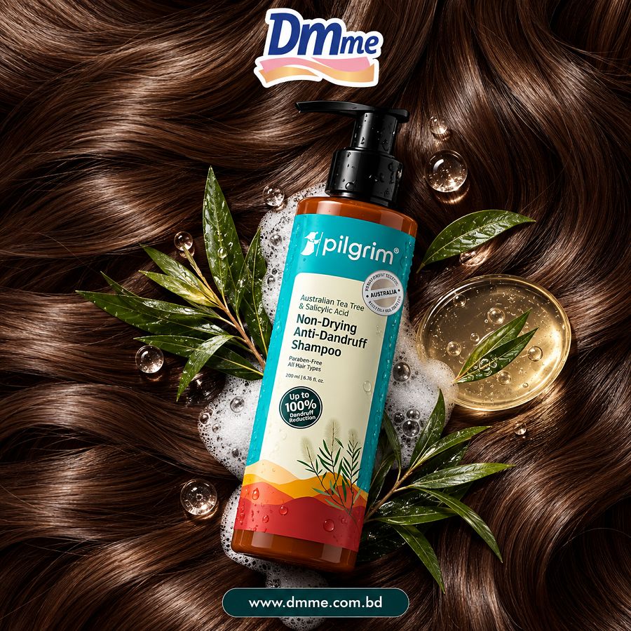Pilgrim Australian Tea Tree Non-Drying Anti-Dandruff Shampoo 200 ml