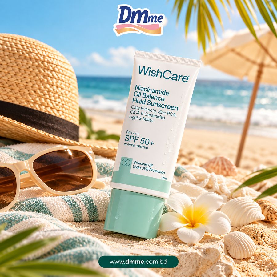 WishCare Niacinamide Oil Balance Fluid Sunscreen SPF 50 PA++++ 30g